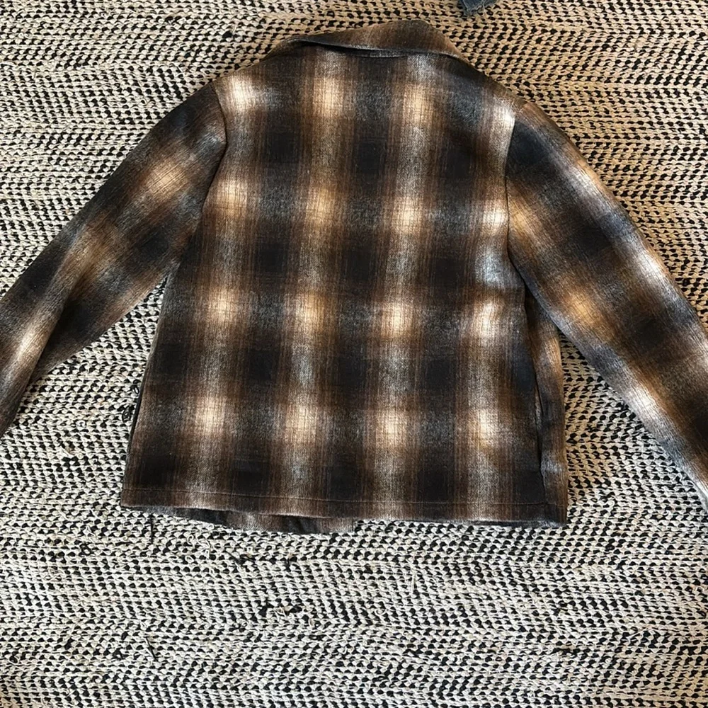 Flannel button down top - Picture 2 of 3